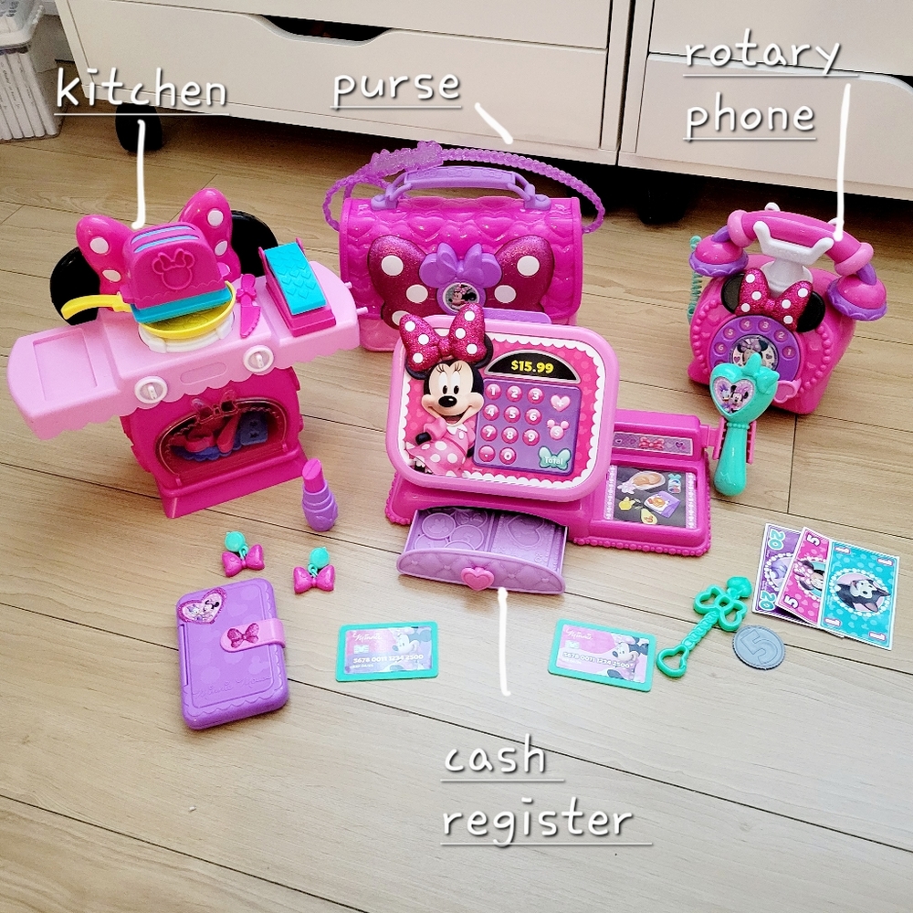 Disney Minnie Mouse Toys Lot